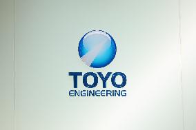 Toyo Engineering Corporation Signage, Logo